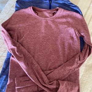 2 Lululemon long sleeve tops.
